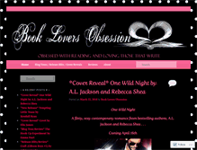 Tablet Screenshot of bookloversobsession.com